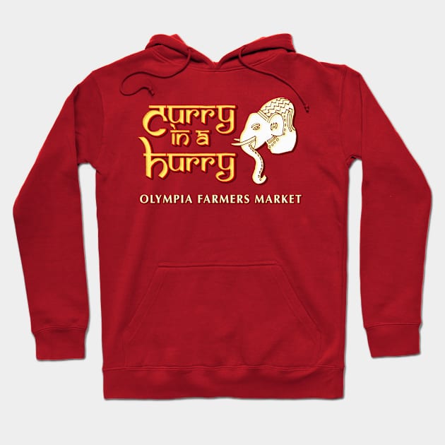 Staff Shirts - 2 sided Curry in A Hurry Hoodie by curryinahurry